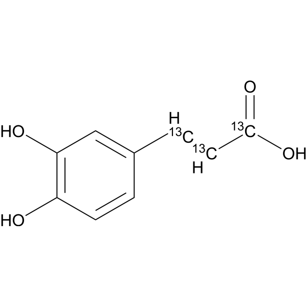 Caffeic acid-13C3 (3,4-Dihydroxycinnamic acid-13C3) 1185245-82-2